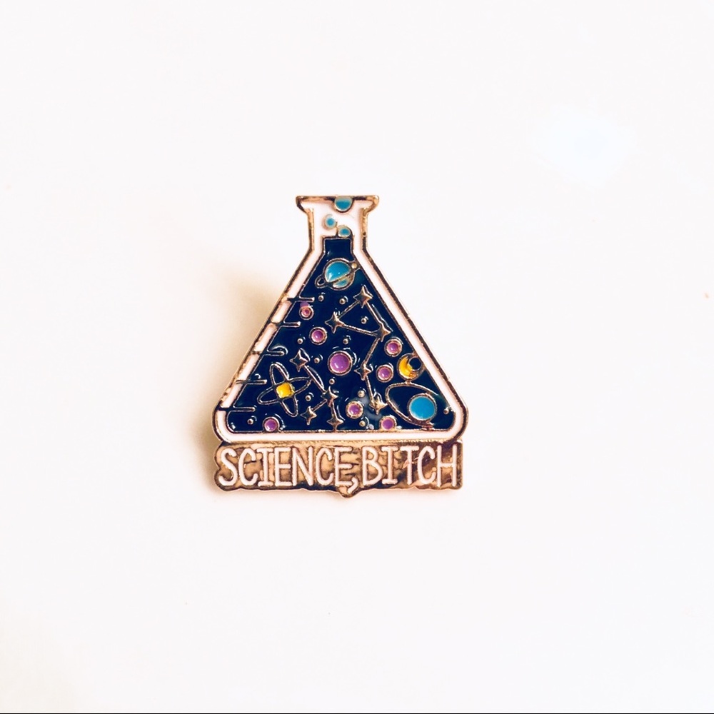 “Science, B***h!” Enamel Pin